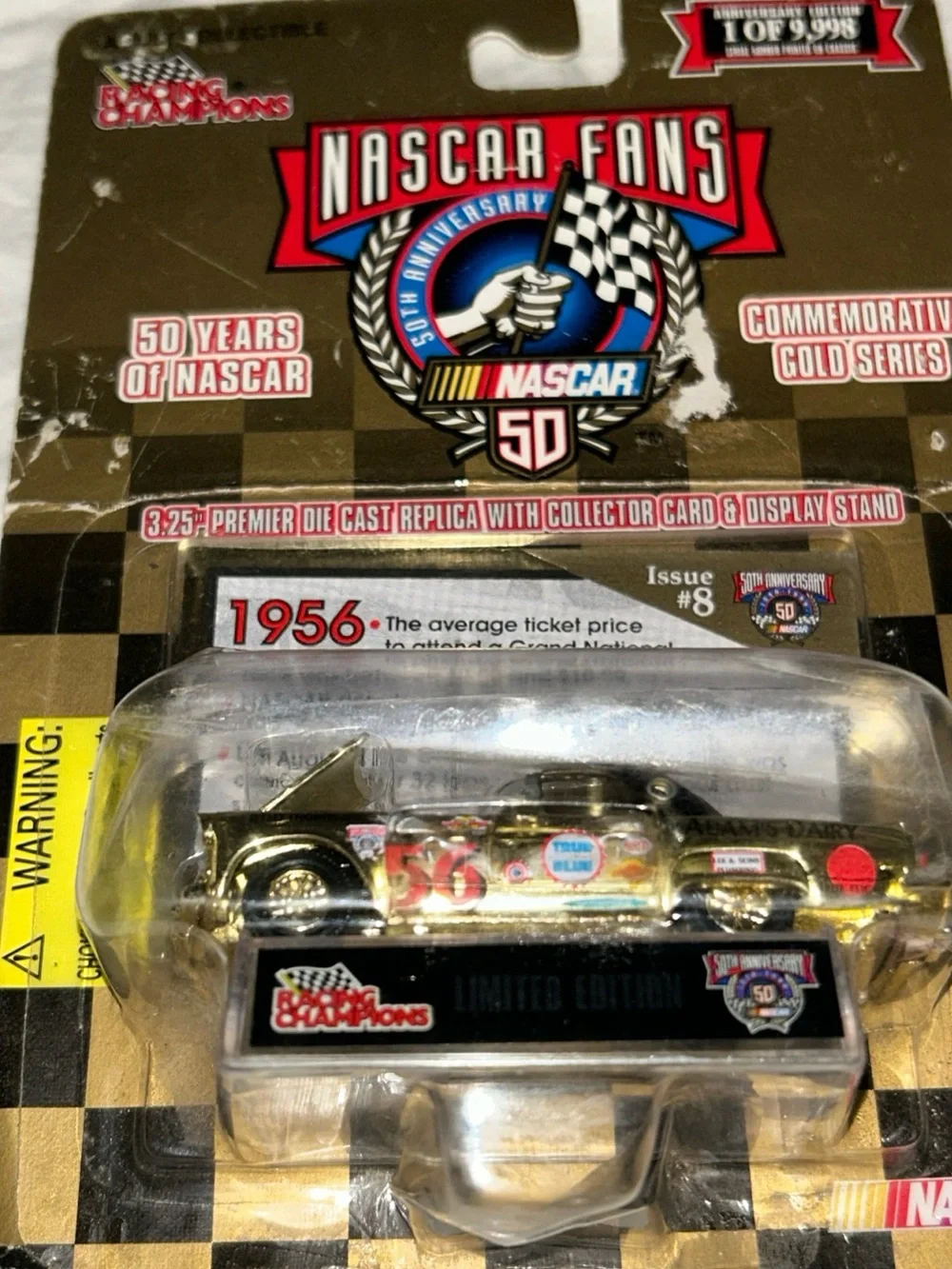 Racing Champions 1998, Nascar 50th Anniversary, Gold Series, Issue #8